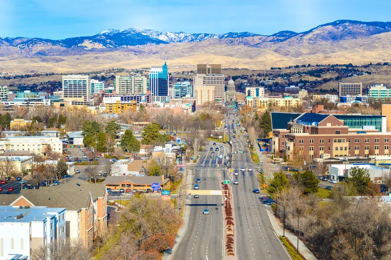Boise é uma das melhores cidades para viver nos Estados Unidos
