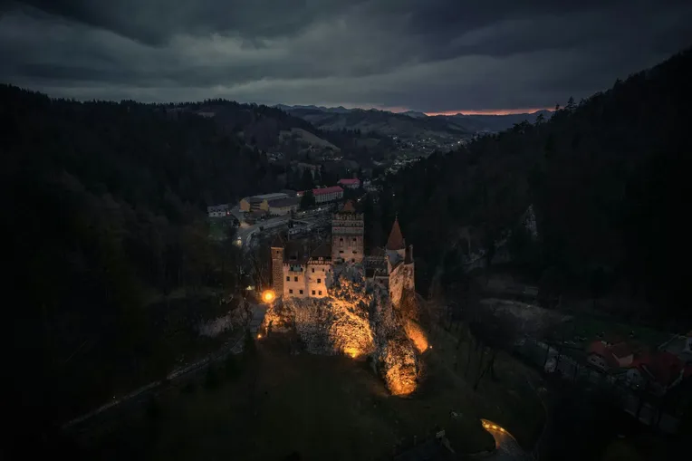 Castelo de Bran na Transilvânia