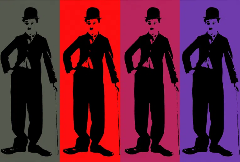 Charles Chaplin protagonizou Tempos Modernos que retrata um marco da história dos Estados Unidos