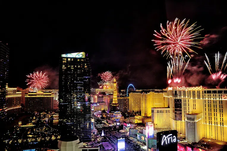 Las Vegas é uma das melhores cidades do mundo para passar o Réveillon