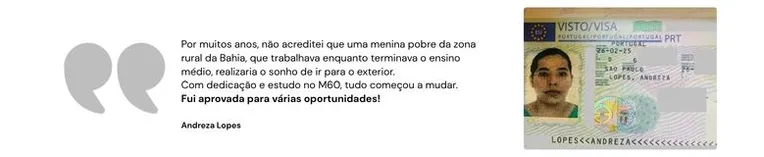 Depoimento Escola M60