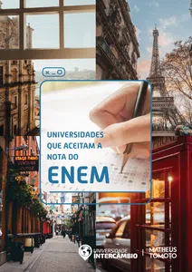 Universidades Estrangeiras que aceitam a nota do ENEM